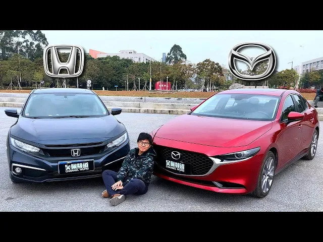 同级冤家路窄 2020对比试驾马自达昂克赛拉mazda3 axela vs 本田思域honda civic
